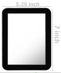 Magnetic Locker Mirror 5 x 7 Inches Real Glass With Strong Magnetic Backing for flat metal surfaces