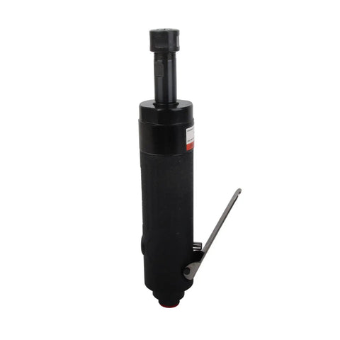 Slick Compact Pneumatic Die Grinder For Tight Squeezes Low Speed Carving Tool Zinc Alloy Build Easy Grip Handle, black finish.