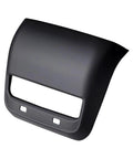 Killer Matte Black Rear Air Vent Protector Fits Tesla Model 3 And Y Center Console Dash Trim Cover angle view with smooth finish.