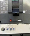 Heavy Duty Badass 600 Amp Circuit Breaker showing front controls and specifications, suitable for industrial power protection.