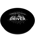 Combine Harvester Inspired PopSocket Swappable Top Grip For iPhone And Android Harvesting Machine Design With Funny Reaper Driver Theme