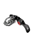 Seatpost Remote Lever For Mountain Bikes, Aluminum Alloy Cable Controller With 22.2mm Diameter, Universal Fit, Rust Resistant, Smooth Bearing Pivot