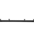 Premium Stainless Steel Flush Wall Mount Handrail For Indoor Outdoor Stairs Heavy Duty Spray Coated Safety Railing Built Tough two hundred pound load capacity, black finish.