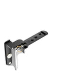 Two Piece Hidden Door Hinges 3D Adjustable Swivel Zinc Alloy Build straight up invisible mount for cabinets and interior doors.