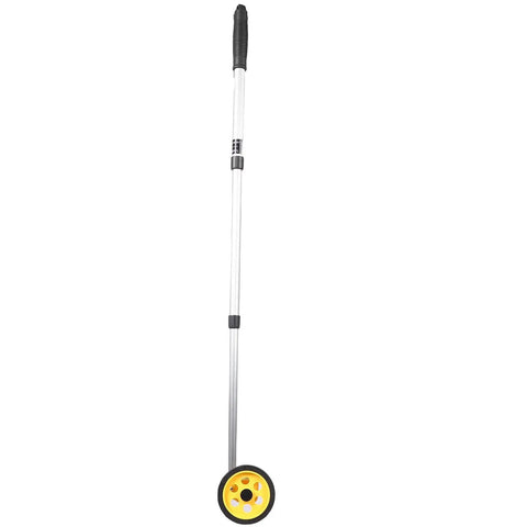 Thonlai Measuring Wheel Extendable Accurate Portable Distance Measuring with adjustable rods and yellow wheel.