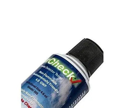 Close-up of Slick Non Flammable Smoke Detector Spray For Home And Business Use Heavy Duty Fire Alarm Tester Aerosol Can.