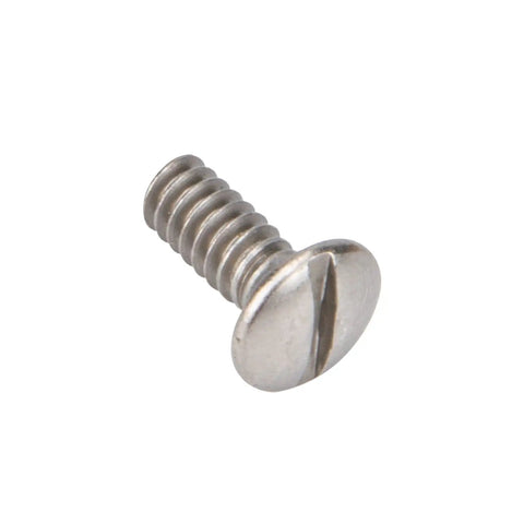 No Sweat 6 32 X 3 8 Inch Replacement Wall Plate Screws Heavy Hitter Carbon Steel Build with Flat Slot Oval Head
