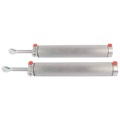 Front view of Convertible Top Hydraulic Cylinders Lift Arms for 1999-2004 Mustang Cobra Convertible Models XR3Z7650600A XR3Z7650600.