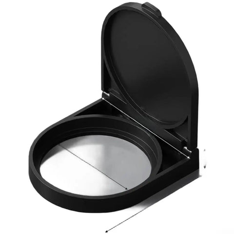 Black 54x54mm cover from Three Pack Appliance Button Covers With Safe Flip Lid for washing machines, computers.