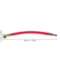 Top Rated Red Air Pump Hose Rubber Motorcycle Single Head Fits Electric Bike Car Tire Inflator Extension Replacement Tubing 28cm