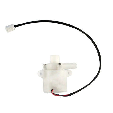 Top Notch 220V Water Pump Replacement For Household Small Bullet Ice Machine Compatible HZB50 HZB60 HZB80 HZB25BF, white plastic pump.