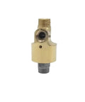 Heavy-Duty Left-Thread Rotary Union For Cooling Water Systems, One And A Half Inch Copper Swivel Joint front view