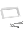Refrigerator Icemaker Y Clip Assembly Kit With Cooling Loop Retainer For Easy DIY Replacement Stops Frost Buildup And Drips Includes Two Y Clips And One Retainer Fits DA61-12775A And Related Models AP6261443 4922147 EA12115467, white plastic and metal clips