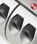 Close-up of Rigid Aluminum Shaft Coupling 11mm to 14mm with Clamp D32 L45, highlighting clamp screws and smooth finish for CNC and 3D applications.