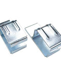 Galvanized steel clamps for Beefy 16 Ft Exterior Box Track Barn Door Hardware Kit For Outdoor Use Heavy Duty Wall Mount Rail System