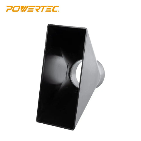 A Darn Nice Rectangular Dust Hood Packing No Sweat Four Inch Tapered Collar And Broad Ten Inch Baffle Plate for dust collection