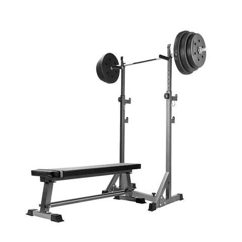 Adjustable Squat Rack And All In One Weightlifting Stand For Home Gym Gear Barbell Bench Press Squat Dumbbell Rack Portable Fitness