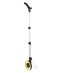 Marhynchus Folding Distance Measuring Wheel with Digital Display, aluminum frame, ergonomic handle, orange measuring wheel.