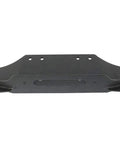 Beefy Offroad Winch Plate For Jeep TJ 1997 To 2006 Wrangler Steel Black Textured Powder Coat Piranha Series Heavy Duty Mounting Plate