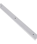 Aluminum T Slot Track 300mm for Woodworking Workbenches and Machines Straight Guide, close-up of rail with mounting holes