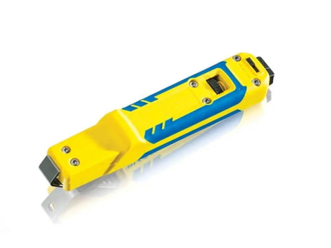 4-70 Cable Knife System For Round Cable Stripping With 28mm And 35mm Hooks Yellow One Pack Go-To Quick Change Hook System Strips 8-28mm And 27-35mm Wires