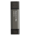Blazing Fast 1TB X2 Max Portable SSD With 1000 MB Per Second Transfer, Type C And Type A USB 3 Gen2, sleek silver design