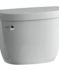 Comfort Height Toilet Tank Only 1.6 GPF Ice Grey Cimarron Style Replacement Tank for ADA Tall Toilets