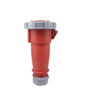 Beefy Industrial Plug Coupler IP67 Waterproof 32A 5 Core 380V Three Phase Connector JH2252 For Heavy Machinery And Control Cabinets Durable Rugged Power Linkup That Keeps Your Equipment Running Smooth, red and gray