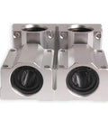 Front view of 4 Pack SC20UU 20mm Aluminum Linear Motion Ball Bearing Slides Bushing For CNC Machines And DIY Projects