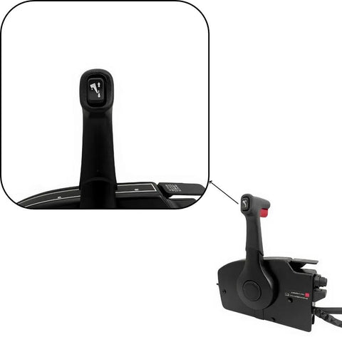 Aftermarket Replacement Remote Control For Mercury Outboard Engine 4 Stroke Side Mount 14 Pin 16.5 Ft Wire Harness with trim switch