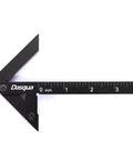 Pro Grade 5 Piece Black Marking Layout Tool Set For Precision Work CNC Machined With Grounded Faces Laser Engraved Scale.