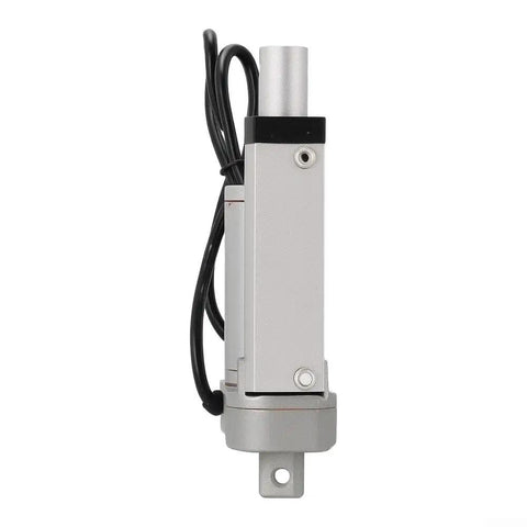 Heavy-Duty 12V Electric Linear Actuator Motor 900N Push Pull Force 10Mm/S Speed With Weatherproof Aluminum Housing IP54 Rating side view with cable.
