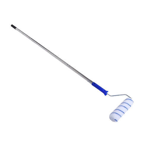 Ultimate Paint Roller Kit With Telescopic Extension Pole For Ladder Free Magic High Ceiling Covering showing a heavy-duty roller and long handle.