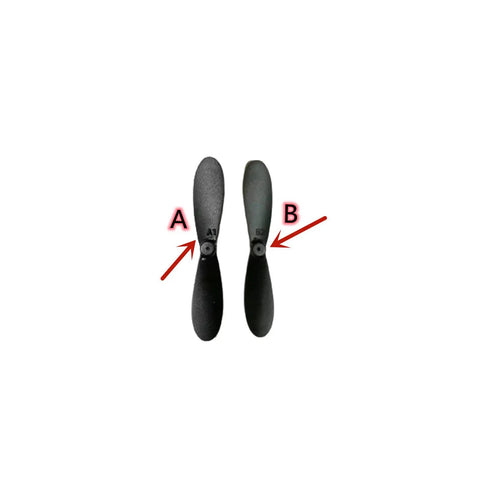 Mini 42mm Nylon Propellers AB Positive And Negative Fly Ready For RC Quadcopter Drone Central Axis 0.8mm Durable Propeller Blades Set