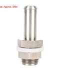 No Weld Turbo Oil Drain Plug Adapter Fits 5/8 Bolt On For Custom Motorsports Builds Racing Oil Pans And High Performance Engine Kits Saves Big Time Labor, stainless steel