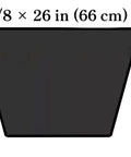 Diagram of Heavy Duty V Belt Set Five Eighths Inch By Twenty Six Inch Two Pack For B23 Or 5L260 Equipment Rubber Drive Belts
