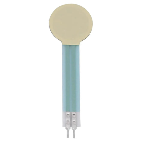 Thin Film Pressure Sensor With Ultra High Sensitivity, Force Sensing Resistor For Robotics And Interactive Projects, Detects 0g To 22lb with round sensing pad and 2-pin leads