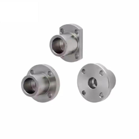 Long Sleeve Round Flanged Mount Shaft Supports For Linear Motion Automation Components In Oval Shape Diameter 4mm One Piece Guide Accessory