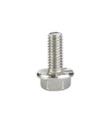 Durable Stainless Steel A2 70 M6 Flanged Hex Head Bolts DIN 6921 10mm Length 14.2mm Washer Diameter 6.6mm Head Height single bolt