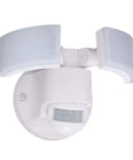 180 Degree LED Motion Security Light for Outdoor Safety White Finish Motion Activated Floodlight with Wide Coverage Energy Efficient LEDs
