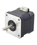 JOYNANO NEMA 17 bipolar stepper motor with silver faceplate, black body, 42x42x34mm