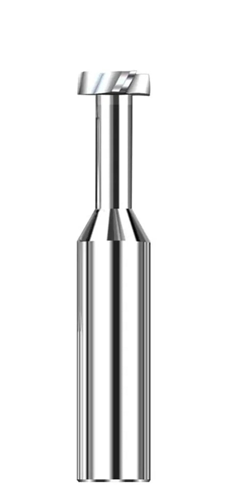Close-up of a carbide T-slot milling cutter, part of Carbide T Slot Milling Cutter Pro Grade CNC Tool Set With Tungsten Steel End Mills.