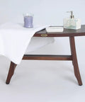 Teak Shower Bench 28 Inch Waterproof Wooden Seat with towel and soap for Inside Shower, Spa Quality Chair