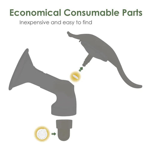 Replacement O Ring Kit With Two Membranes For Harmony Manual Breast Pump BPA Free FDA Registered Medical Device Easy Replacement To Restore Suction And Pump Performance, pump parts diagram