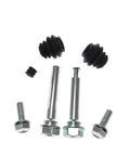 Rock Solid Front Brake Caliper Slider Pin Kit Upgrade For Mitsubishi Eclipse And Volvo Xc60 Ensures Smooth Sliding To Stop Uneven Pad Wear And Boost Stopping Power Like A Champ. Front brake caliper guide pin kit with bolts and rubber boots.