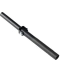 Landmine Attachment For 1 Inch Or 2 Inch Barbell All Steel Powerlifting Platform Access For Home Gym With 360 Degree Pivot Lets You Do Smooth Landmine Presses Rows Deadlifts And Push Jerks Heavy Duty Build shown at an angle.