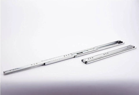 36 Inch Beefy Heavy Duty Drawer Slides 260 Lb Full Extension Stainless Steel Ball Bearing Side Mount Rails For Kitchen Cabinets Undermount Storage Furniture And Commercial Industrial Use, pair on white