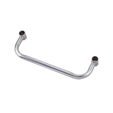 Built Like A Tank Chrome Shelf Handle With Push Bar For Mobile Wire Shelving Racks Featuring An Ergonomic Rock Solid Grip Quick Swap Steel Armrest 45 Cm