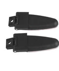 Rugged Glass Rear Door Hinge Replacement Set For 100XL And 100LE Models Arrives With All Mounting Hardware, showcasing black smooth hinges.
