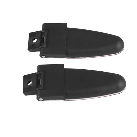 Rugged Glass Rear Door Hinge Replacement Set For 100XL And 100LE Models Arrives With All Mounting Hardware, showcasing black smooth hinges.